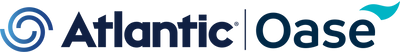 Atlantic Oase logo with blue and gray design