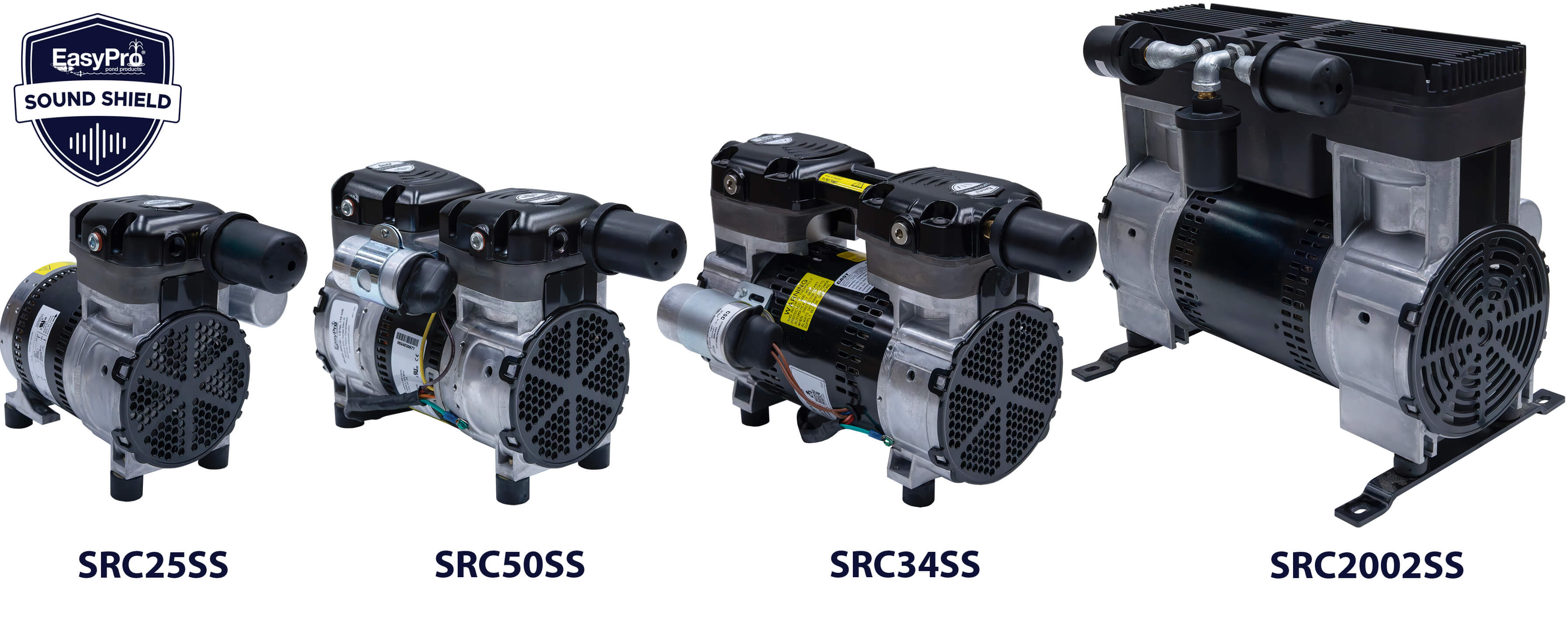 Easy Pro: Sound Shield Compressors for Pond Aeration | NEW Sound