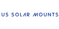 US Solar Mounts logo in blue text on a white background.