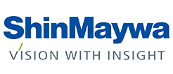 ShinMaywa logo with “Vision with Insight” tagline on a white background.