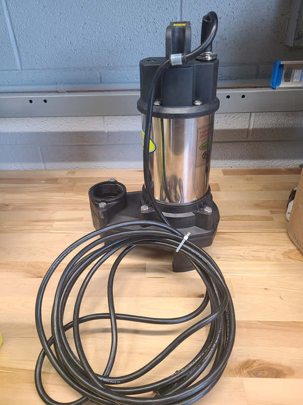 EasyPro: GENTLY USED | TH250 Stainless Steel Waterfall and Stream Pump | 4100GPH | 115V | Unit #0473