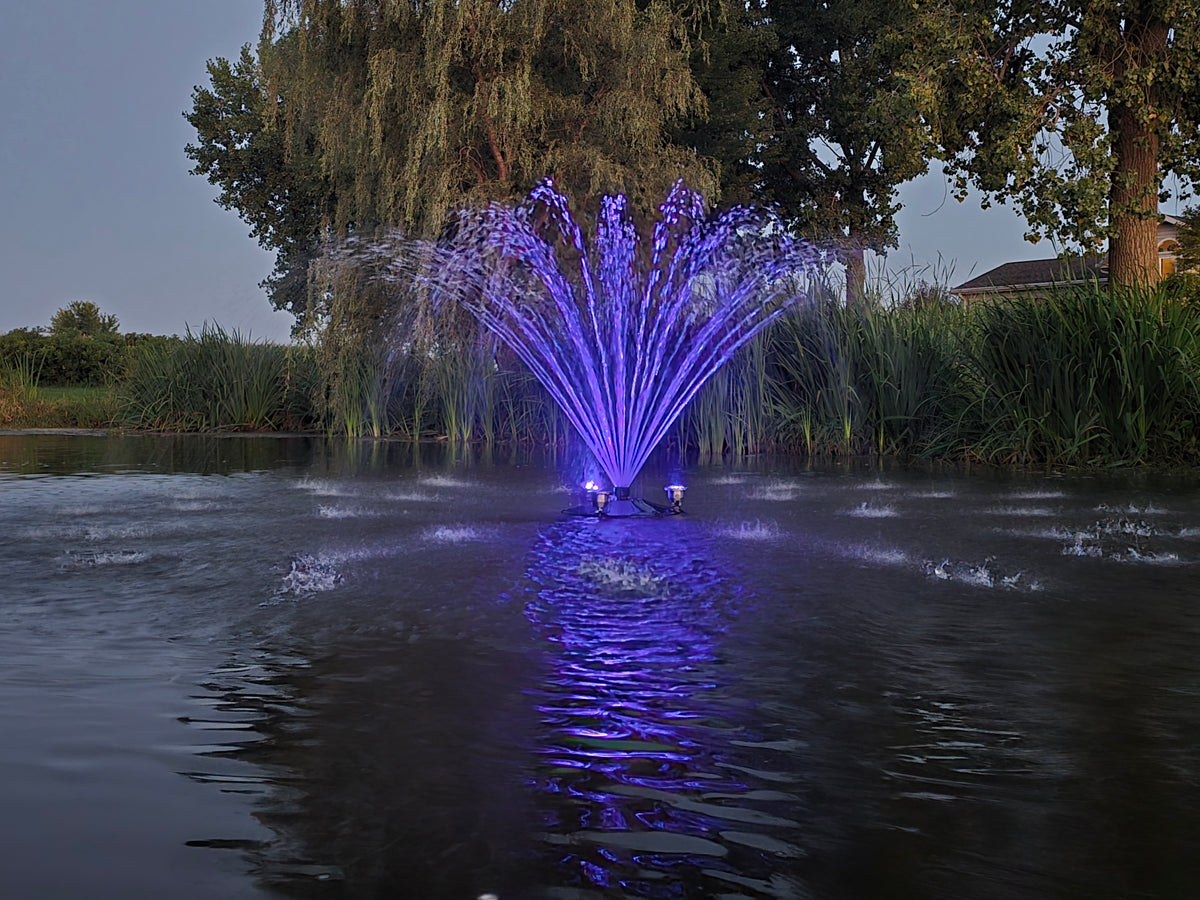 Superior Pond Color Changing LED Fountain Lights