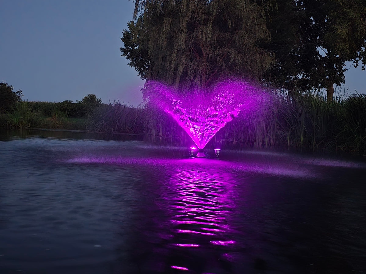 Superior Pond Color Changing LED Fountain Lights