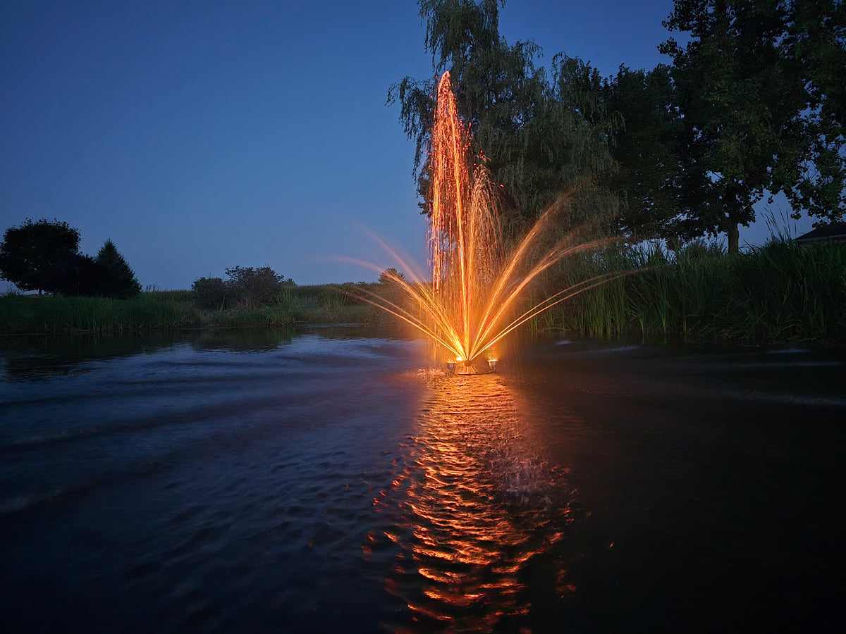 Superior Pond Color Changing LED Fountain Lights