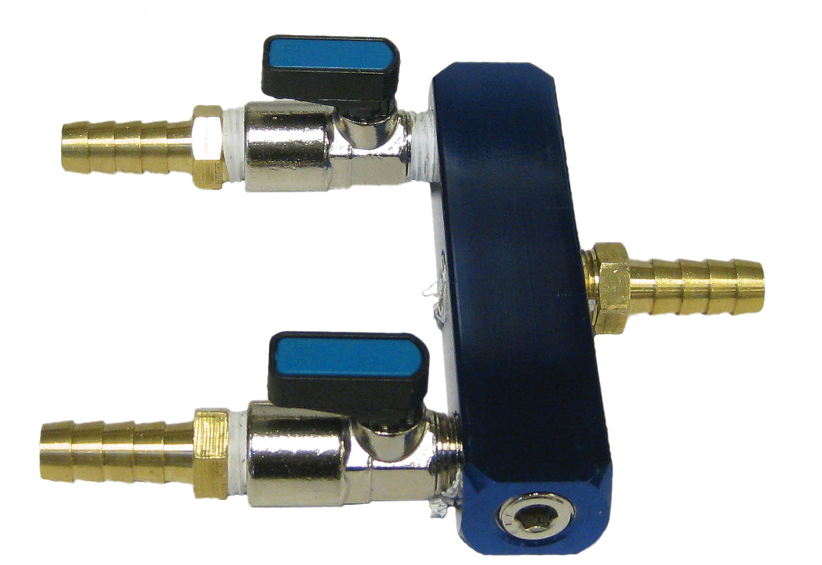 EasyPro: Two-way air splitter 3/8" x 3/8" (for rocking piston compressors)