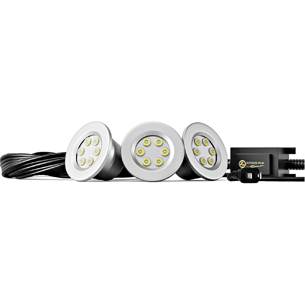 Superior Pond White LED Fountain Light Kit