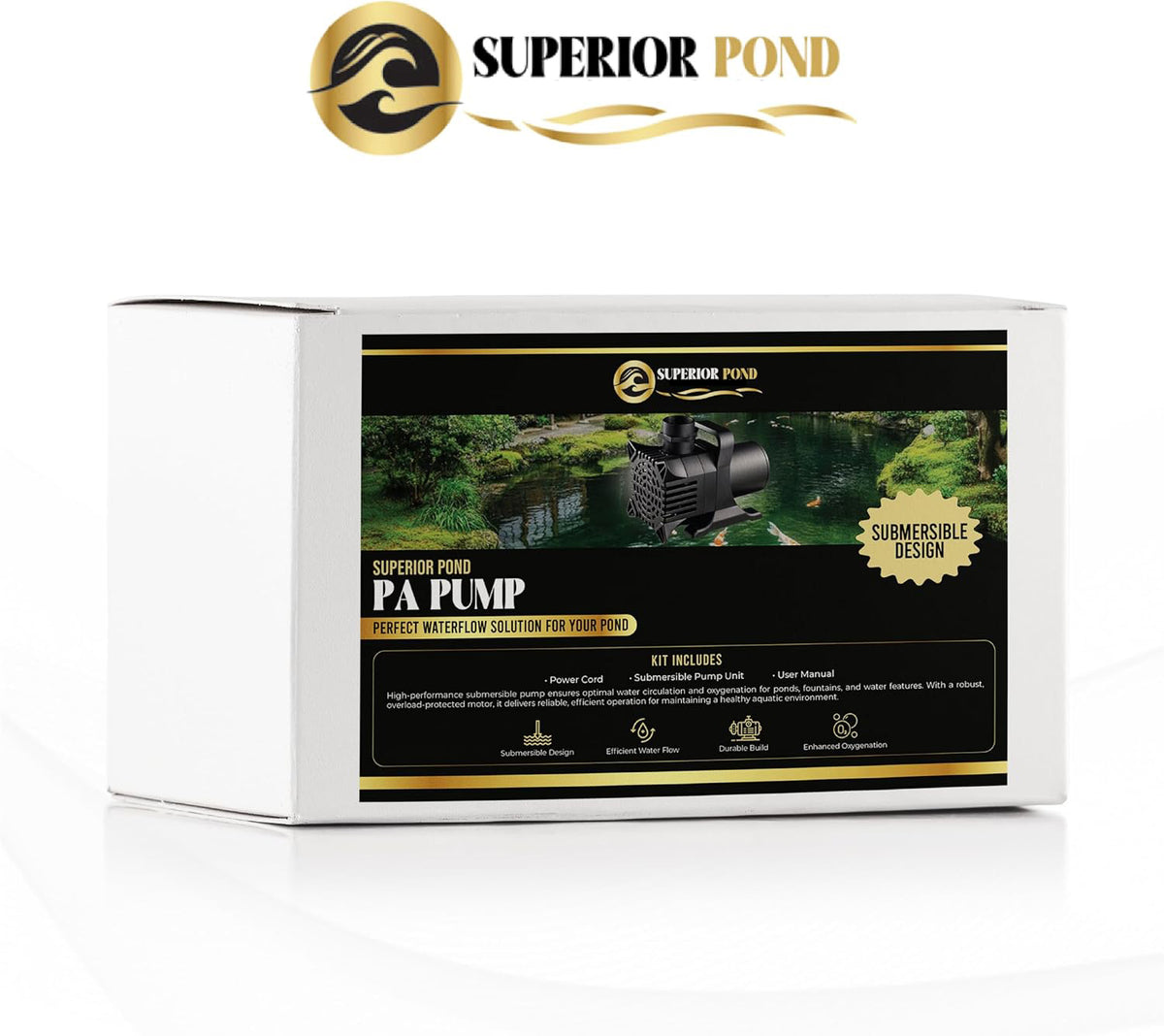 Superior Pond Asynchronous Pond Pump 100ft Cord