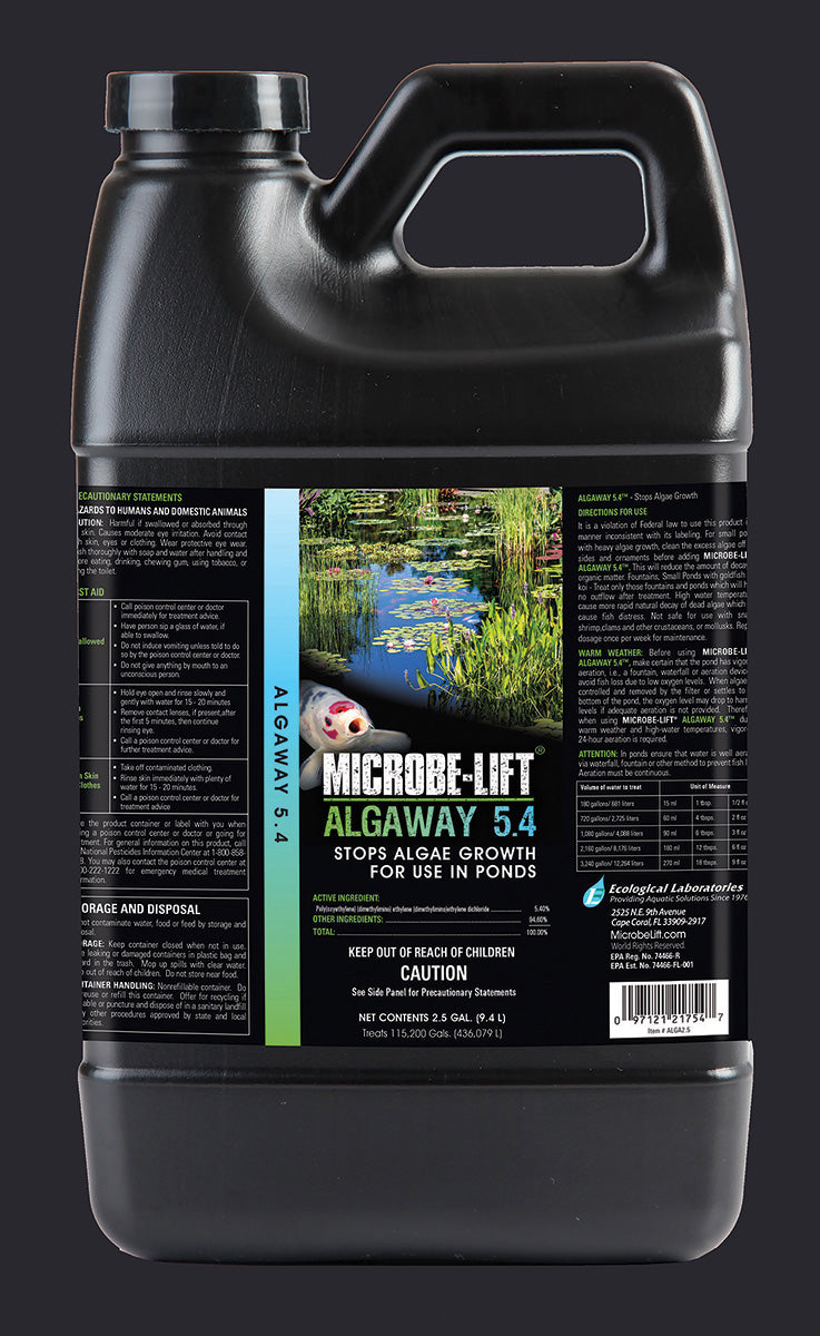 EasyPro: Microbe-Lift AlgAway 5.4 Algaecide | 16 oz to 2.5 Gal
