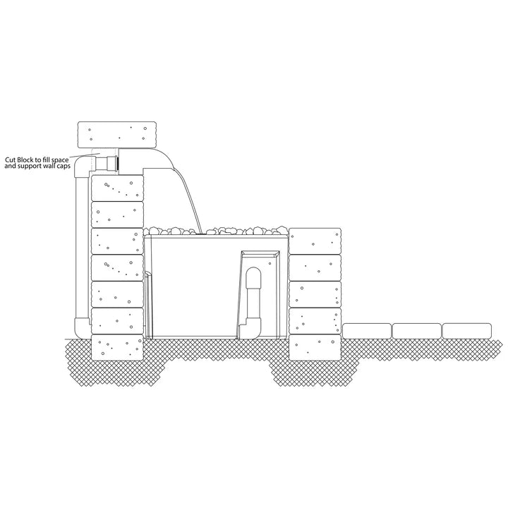 Atlantic Water Gardens: Stainless Steel & Copper Waterfall Spillways | 24" & 36" Waterfall Spillway | Pool Waterfall Spillway | Formal Water Feature Spillway