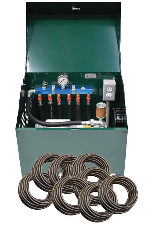 EasyPro: Sentinel Deluxe Aeration System - PA100WLD system with cabinet (No Diffusers)