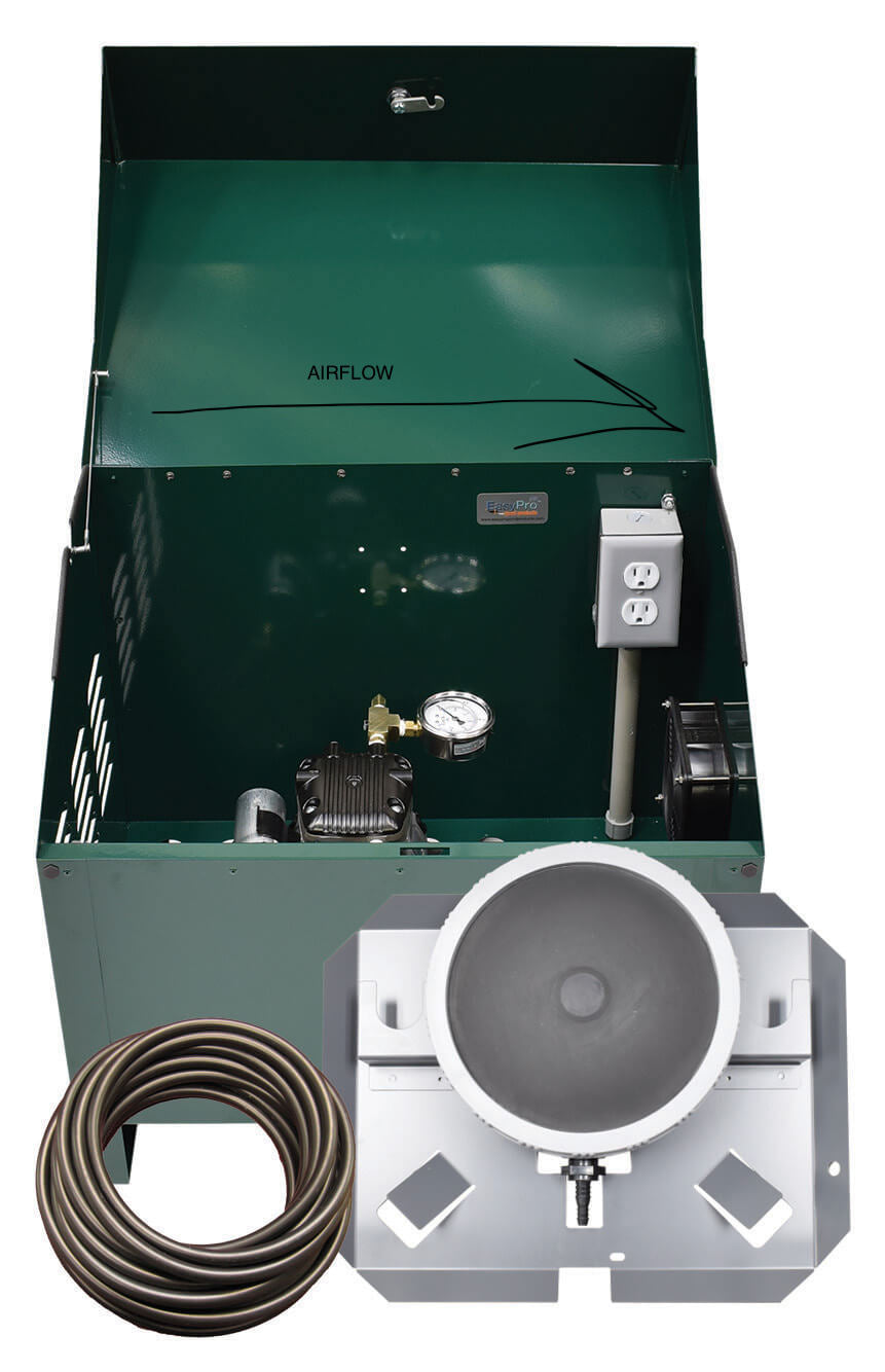 EasyPro: Sub-Surface Diffused Aeration | Single Diffuser Aeration | Bottom Bubbler Kits for Ponds | DIY Aeration for Ponds
