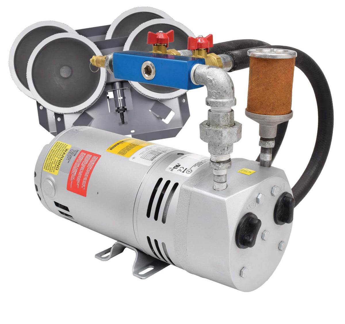 EasyPro: High Volume Rotary Vane Pond Aeration System - 1/4 HP Kit w/ NO tubing