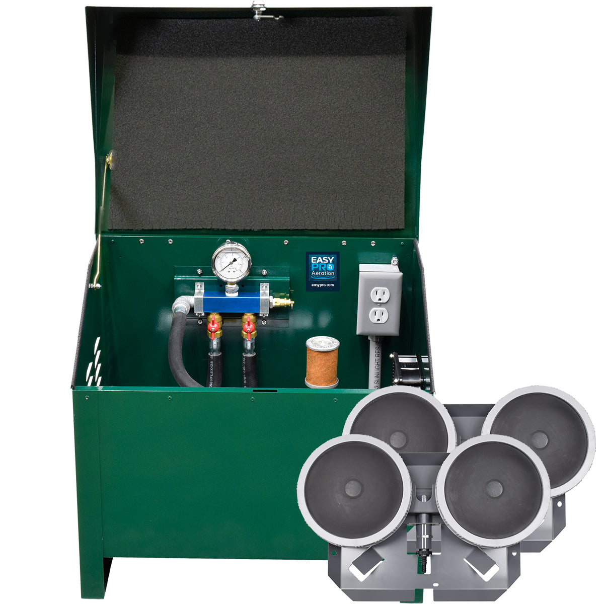EasyPro: Sentinel Deluxe Aeration System - Complete PA50A system with cabinet
