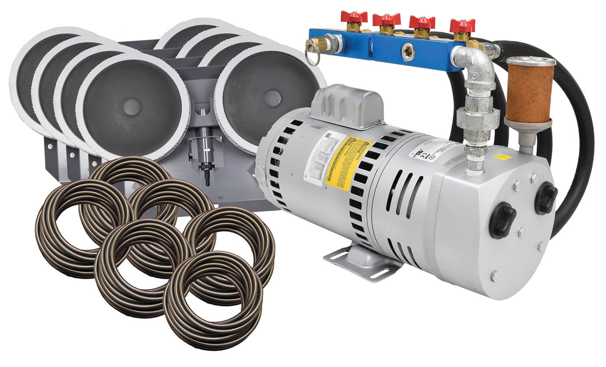 EasyPro: Rotary Vane Pond Aeration System -1 Kit w/ Quick Sink Tubing