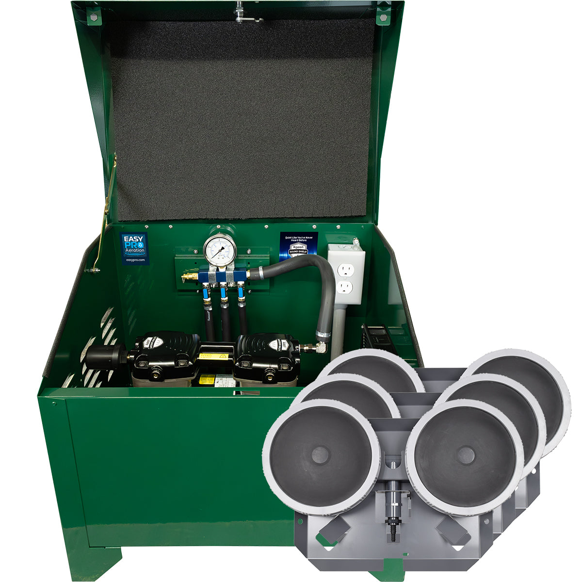 EasyPro: Sentinel Deluxe Aeration System - Complete PA83A system in cabinet