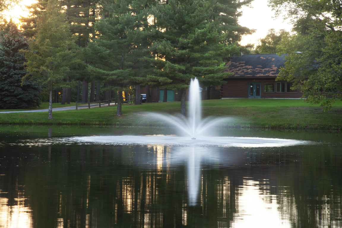 Scott Aerator: Baystone Fountain | 1/2-3 HP, 115V & 230V, 70-250 ft Cord