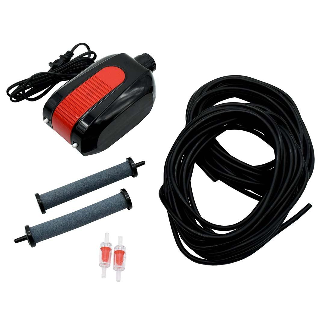 EasyPro: USED | Compact Aeration Series CAS2 Dual-Outlet Kit | 115V | Compressor Works, Needs Tubing | Unit #0112