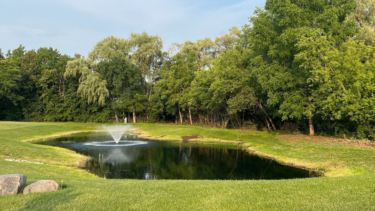 1/2 HP Aerating Fountain. floating pond fountain. pond aerator. 