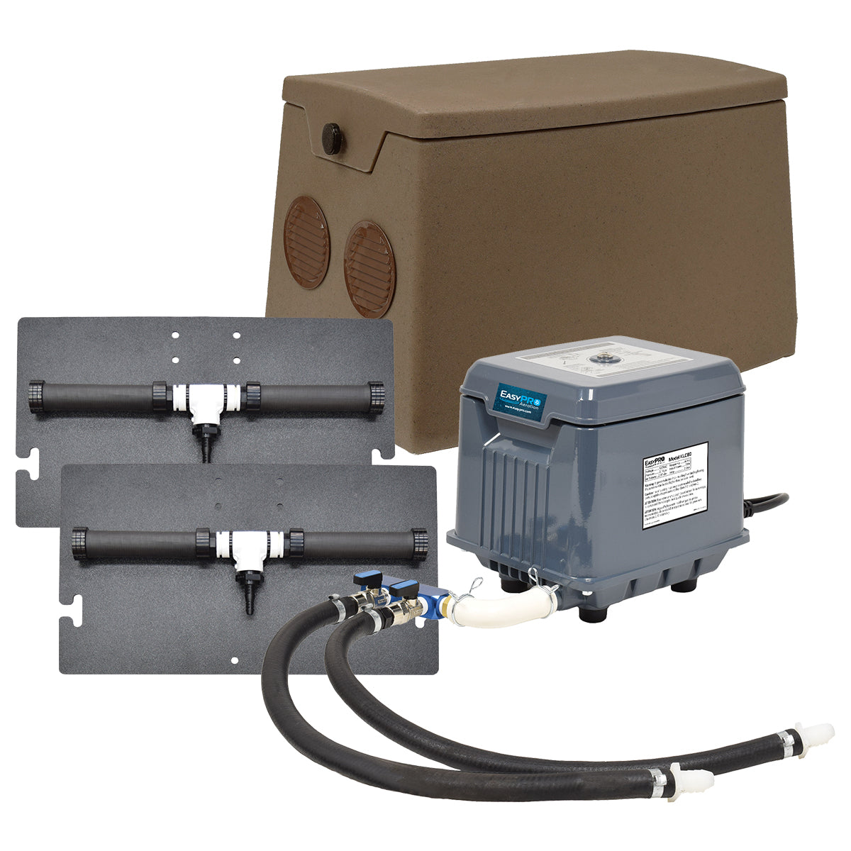 EasyPro: 115V | Diffused Air De-Icing Systems | Shallow Water Kit | Deep Water Kit