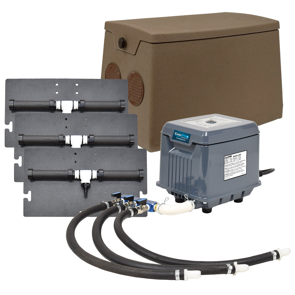 EasyPro: 115V | Diffused Air De-Icing Systems | Shallow Water Kit | Deep Water Kit