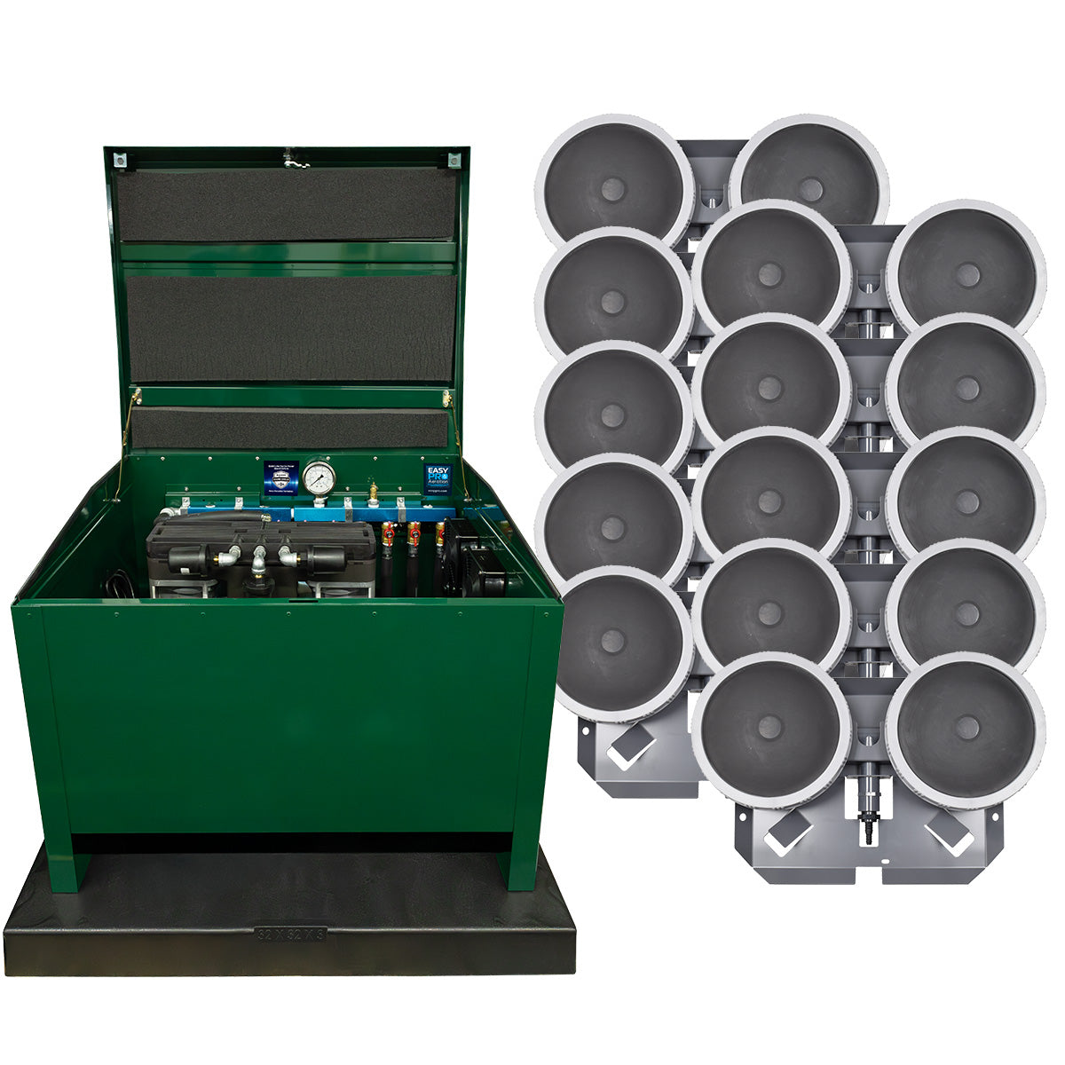 EasyPro: Deep Water 2hp Rocking Piston System - Single 2hp 230v, QS2; NO tubing
