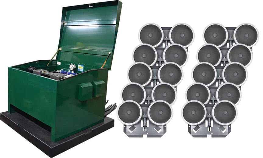 EasyPro: DCS High Pressure Aeration Systems | DCS206HP | DCS210HP | 2HP Compressor Powers 6 or 10 Pond Diffusers | Pond Aerator for Large Ponds