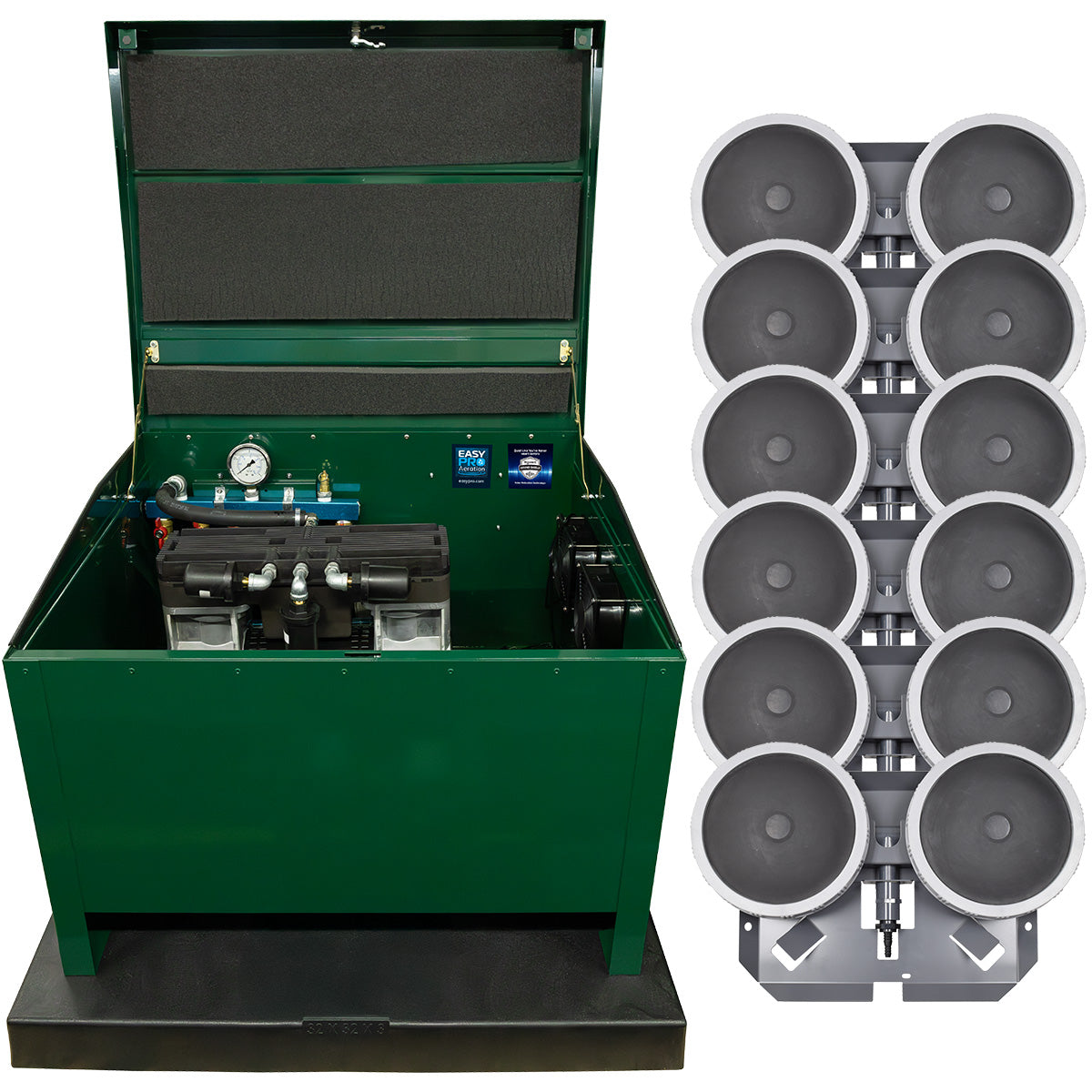 EasyPro: Deep Water 2hp Rocking Piston System - Single 2hp 230v, QS2; NO tubing