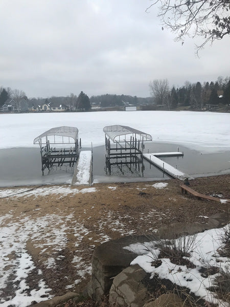 EasyPro: Air De-Icing Kit with Sound Shield - Deep Water - Docks up to 60' or 100'