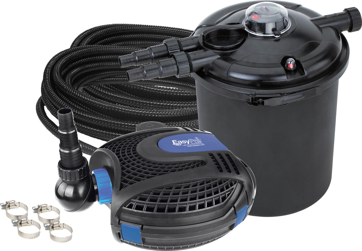 EasyPro: Eco-Clear Pond Filtration Kit | 1,300 to 3,900 Gal