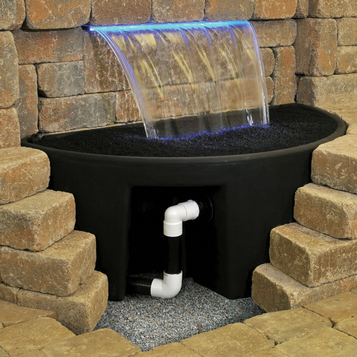 Atlantic Watergardens: Complete Basin Kits for Formal Water Features | Kits for Spillways 12", 24", 36"