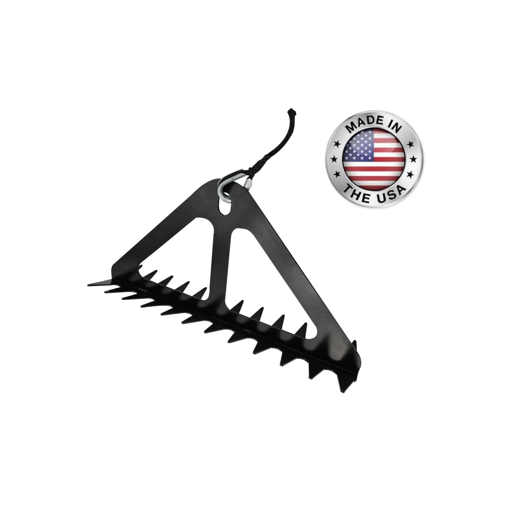 Superior Pond: Aquatic Weed Rake | Collection Rake for Lakeshore Cleanup and Aquatic Weed Removal | 23.5in Width | 25ft Rope Included