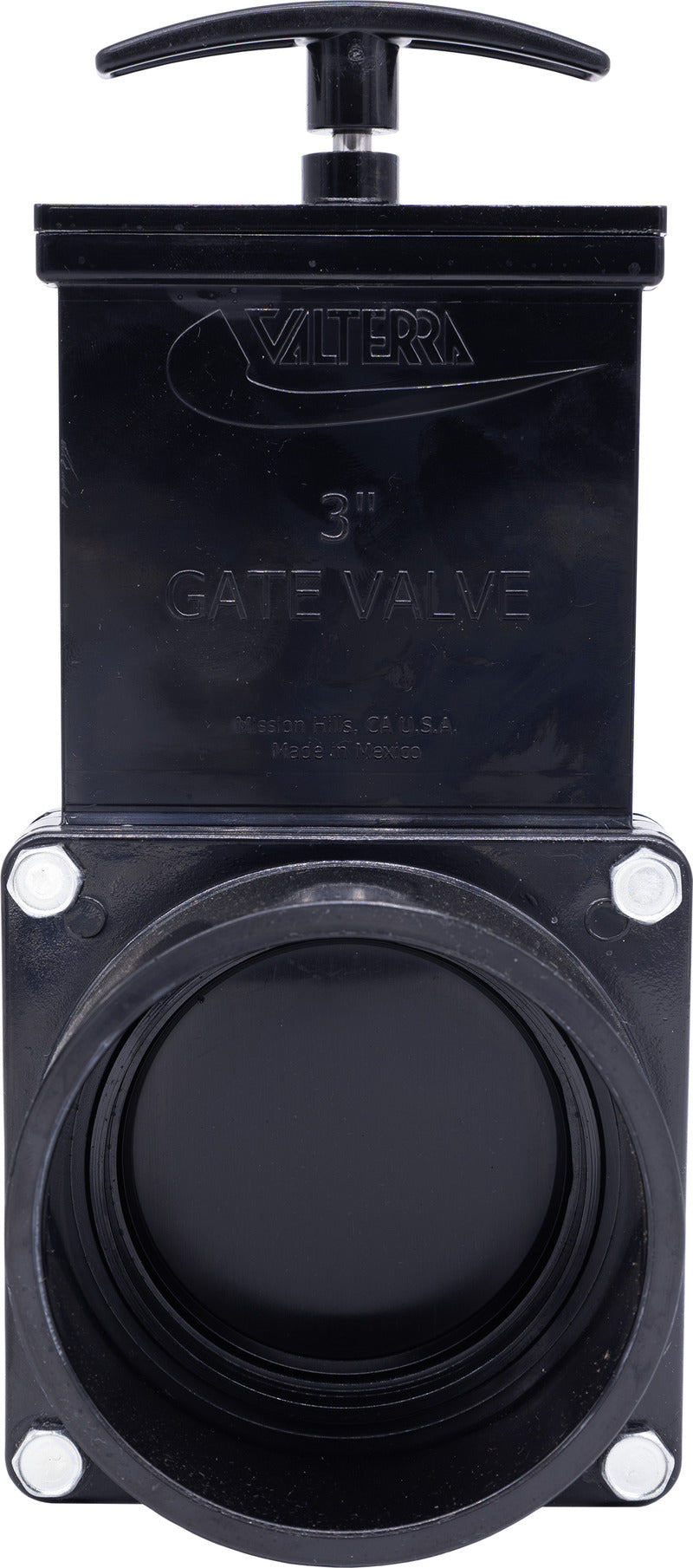 Gate Valve - PVC | All Purpose - Open Close Operation | 1.5 IN 2 IN, 3 IN, 4 IN, & 6 IN | Gate Valve for Drain Lines and Isolation Valves