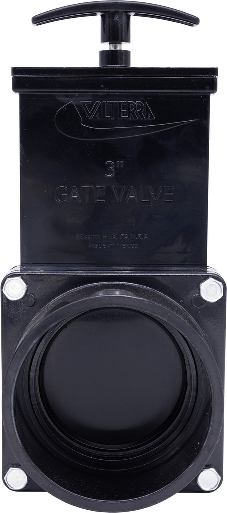 Gate Valve - PVC | All Purpose - Open Close Operation | 1.5 IN 2 IN, 3 IN, 4 IN, & 6 IN | Gate Valve for Drain Lines and Isolation Valves