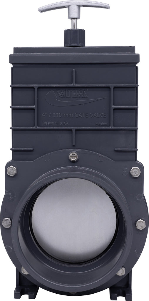 Gate Valve - PVC | All Purpose - Open Close Operation | 1.5 IN 2 IN, 3 IN, 4 IN, & 6 IN | Gate Valve for Drain Lines and Isolation Valves