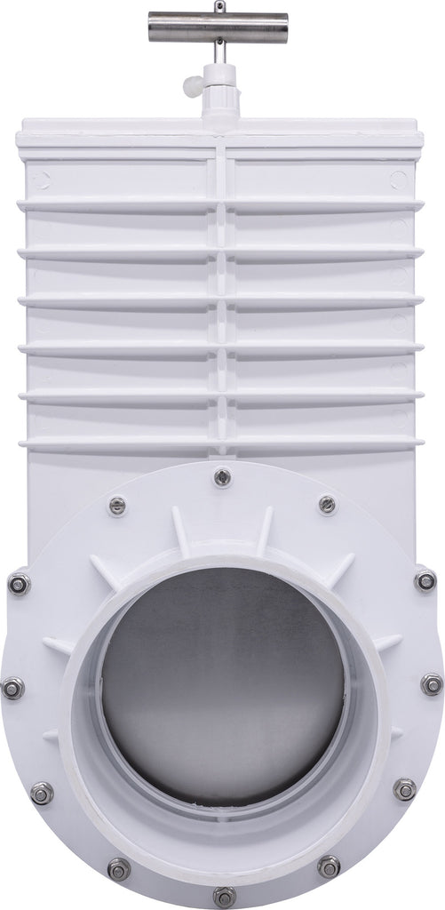 Gate Valve - PVC | All Purpose - Open Close Operation | 1.5 IN 2 IN, 3 IN, 4 IN, & 6 IN | Gate Valve for Drain Lines and Isolation Valves