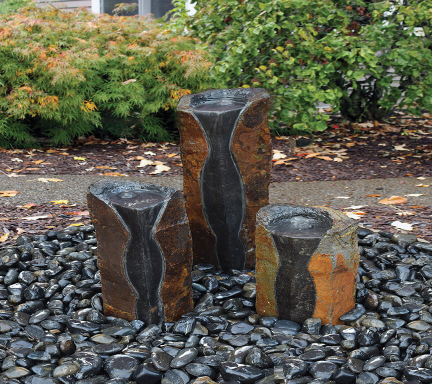 EasyPro: Tranquil Décor - Bordeaux Fountain Trio Set - 12", 18", 24"