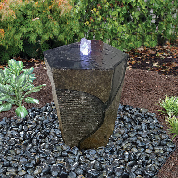 EasyPro: Tranquil Décor - Costola Basalt Fountain - 36"