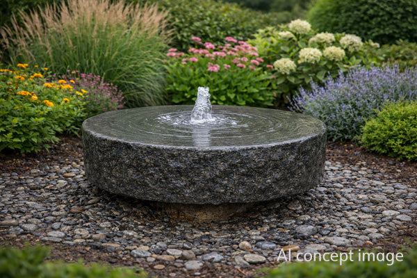 EasyPro: 36" Millstone Balast, with base, stones only
