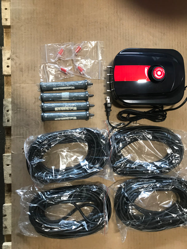 Easy Pro: 115V | Compact Aeration 4 Stone Air Kit -- NEW - damaged box - #0080