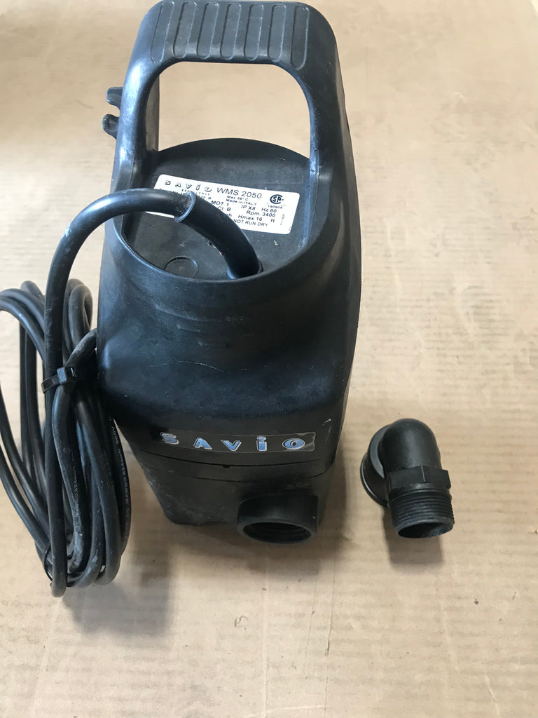 Anjon / Savio WMS2050 #0011 --Damaged Box - Lightly Used Pump | 2050GPH | Water Master Solids submersible pond pump