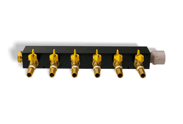 Kasco Marine: RobustAire Remote Manifold, 6 Port, No Valve Box | 774040