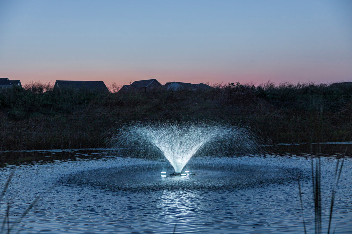 Kasco Marine: *NEW* Bright White LED Light Kits |  Cool White LED | 2, 3 and 4 Fixture LED Fountain Lights