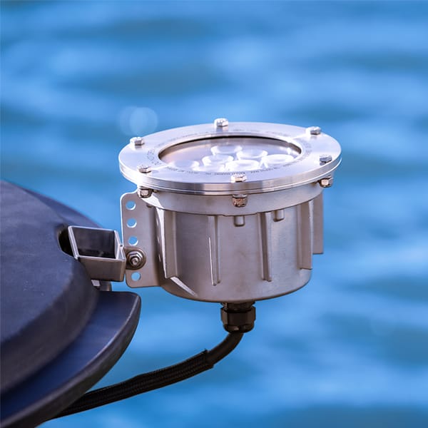 Kasco Marine: RGBW40 LED Light Kit, Push Button | 2, 3 or 4 Lights, 100-500 ft Cord