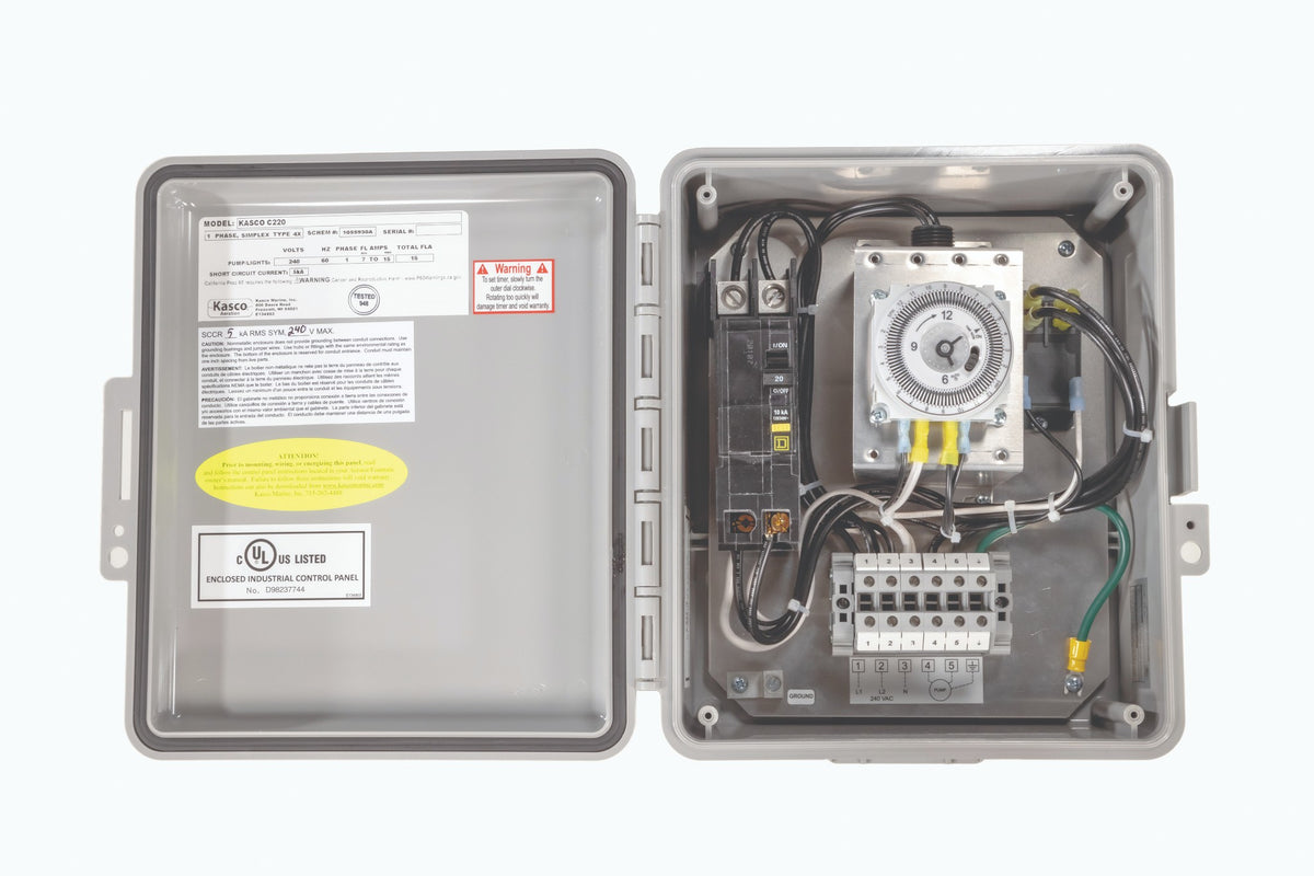 Kasco Marine: C-220 aerator Control Panel, 240V, 20 AMP