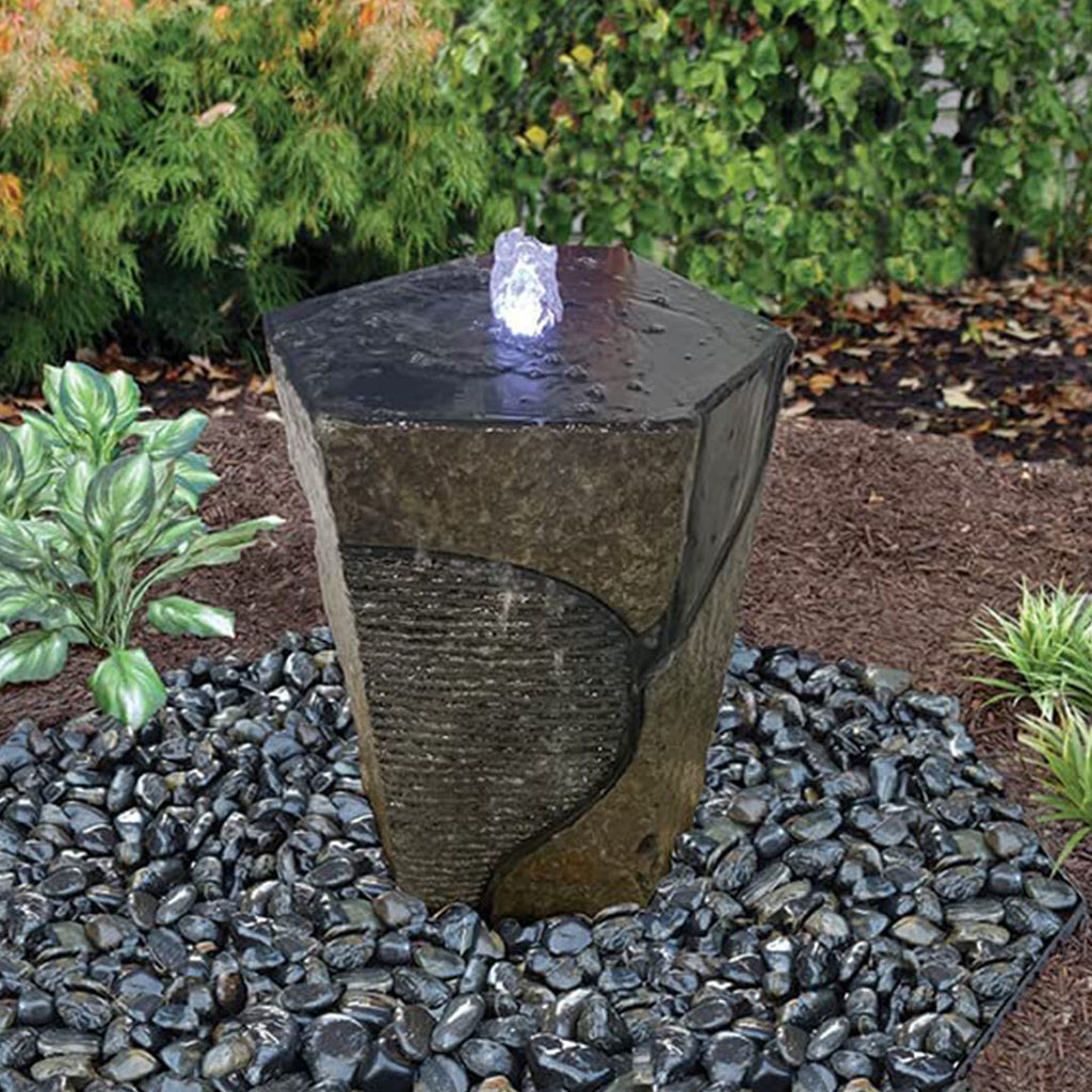 EasyPro: Tranquil Decor: | Costola Basalt Fountain 36" Complete Kit
