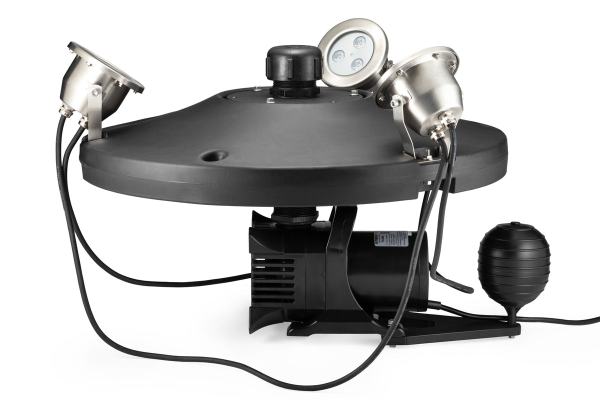 Superior Pond SFX Pond Fountain with White Lights