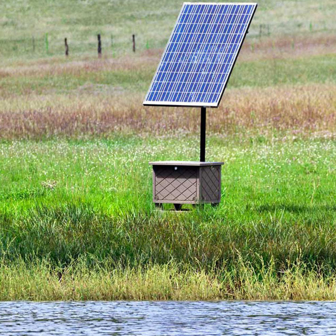Solar Over Rention Ponds Keeton Solaer SB-2.3+ | SB-2.4+ | Solar Powered Off Grid Diffused Bubb ...