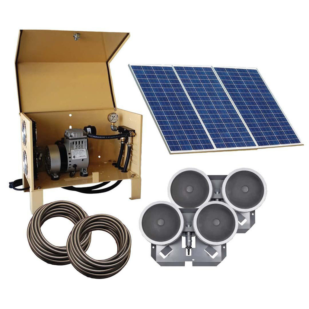 Easy Pro: Deep Water Solar Aeration Systems | Deluxe System | 1/4HP | 1/2HP | 3/4HP