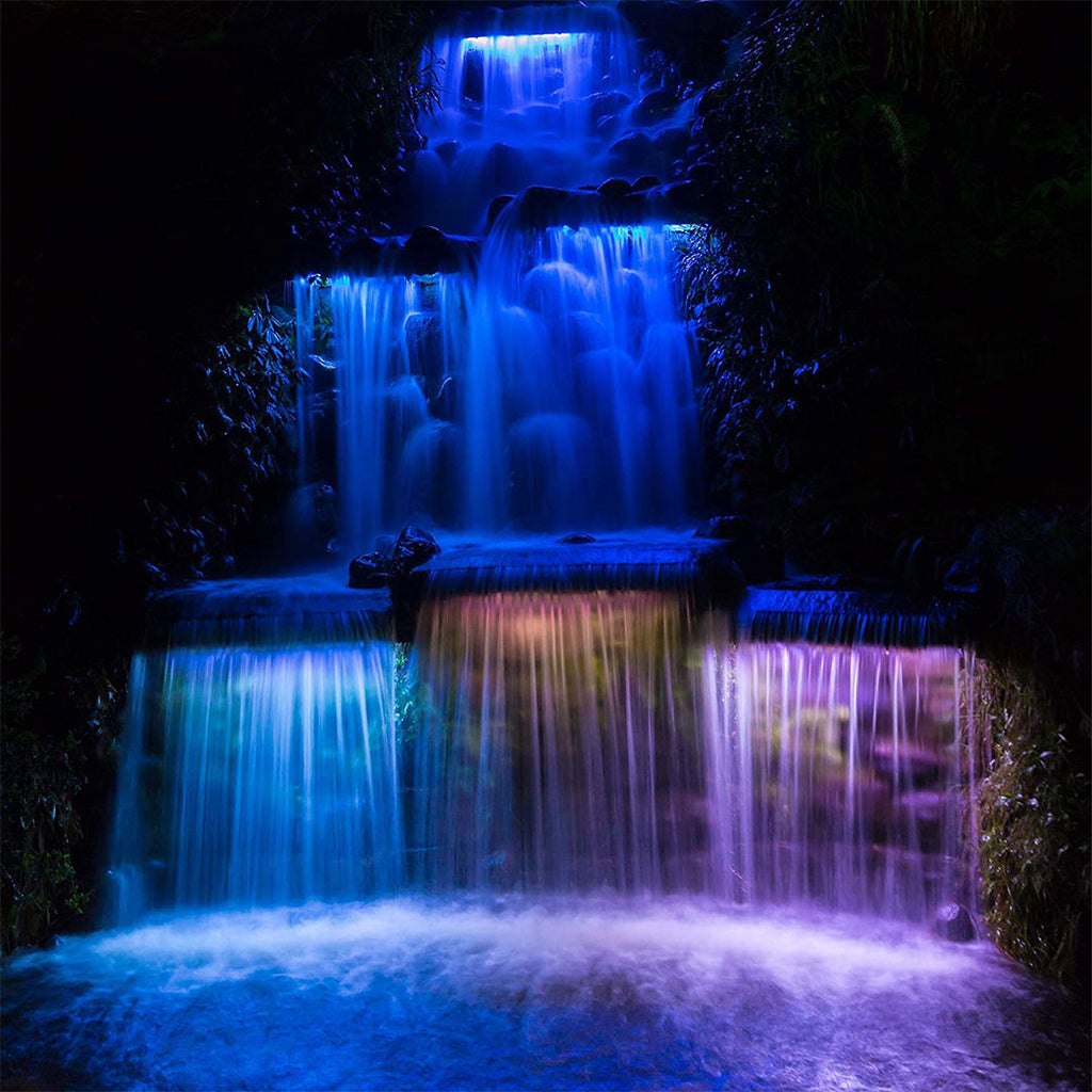 Anjon: Acrylic NiteFalls™ | Color Changing Spillway with Remote | 5 Widths and Watts Available