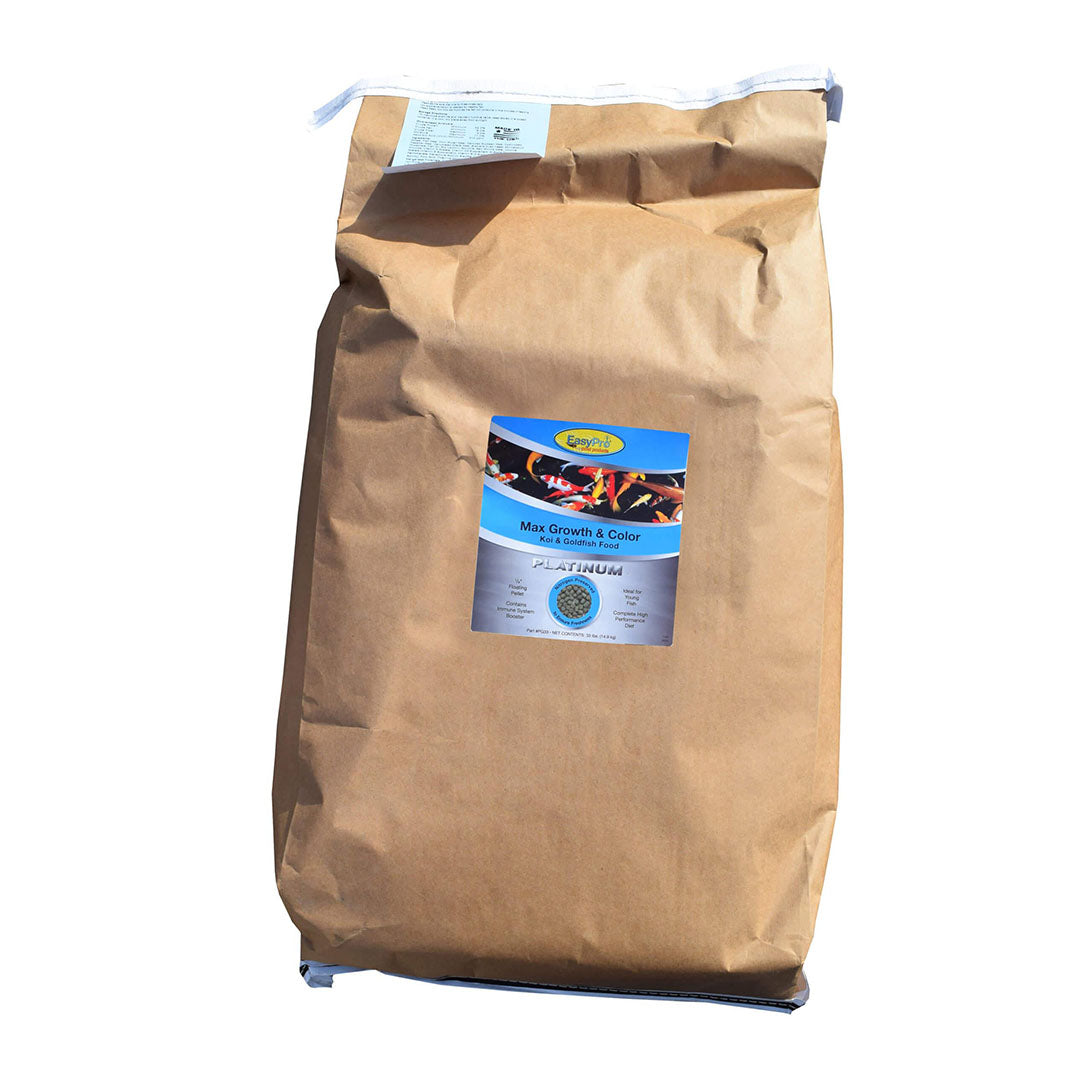 Easy Pro: Platinum Koi & Goldfish Food | Max Growth & Color | Available in 2 sizes